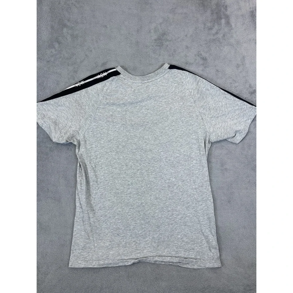 Nike Sportswear Shirt Mens Medium Gray Blank Logo Crew Neck Short Sleeve‎ Tee